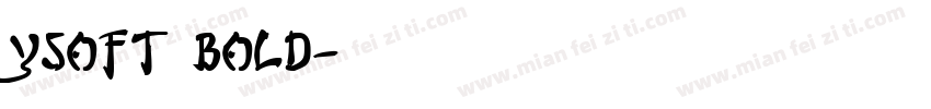 YSoft Bold字体转换